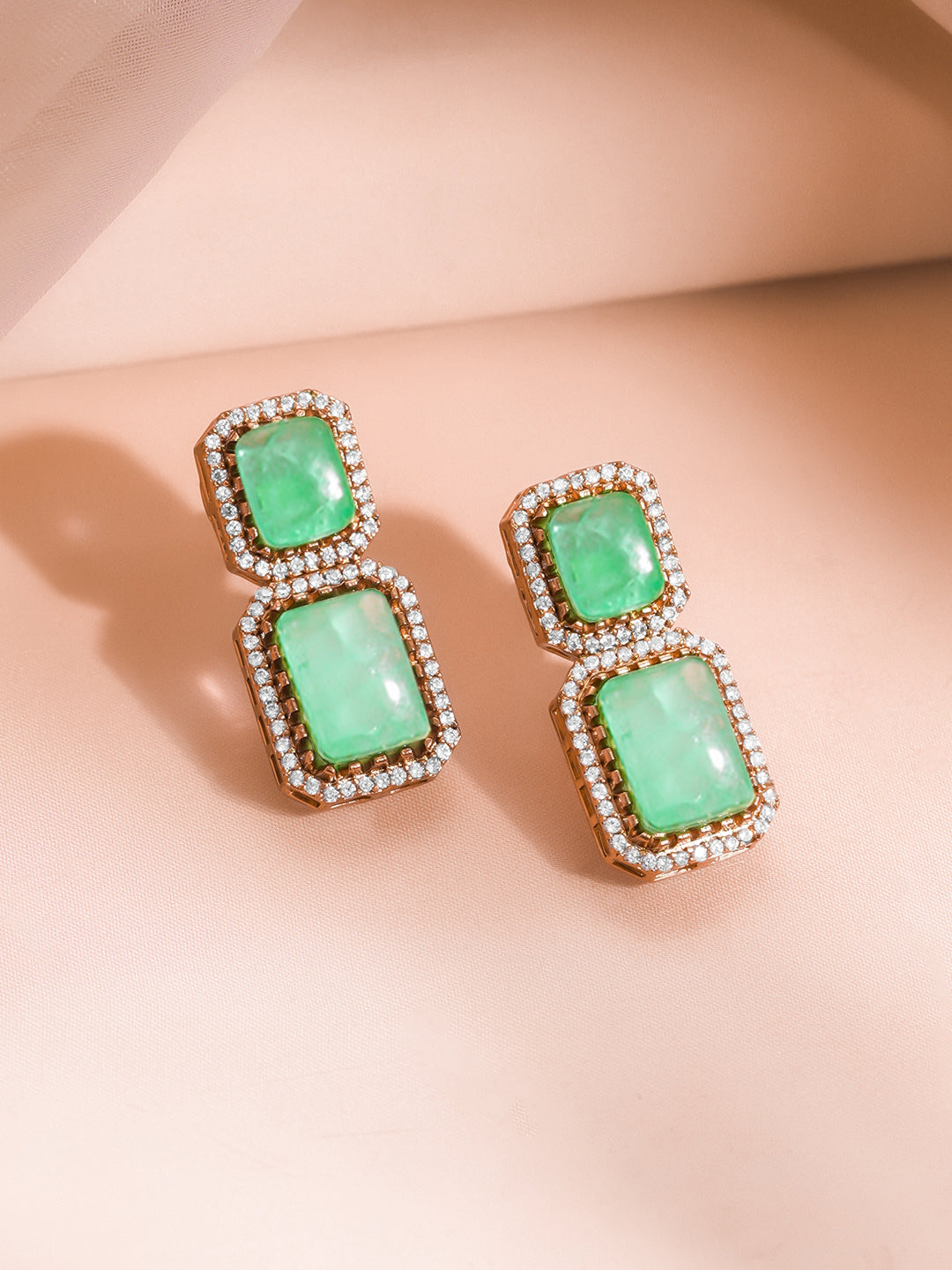Mint Green Statement Luxe Collar Necklace Set