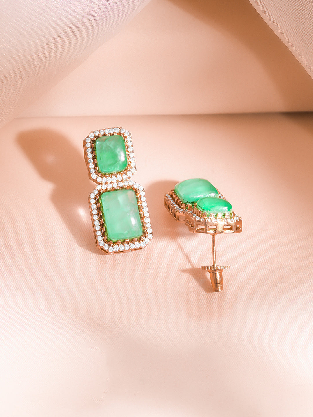 Mint Green Statement Luxe Collar Necklace Set