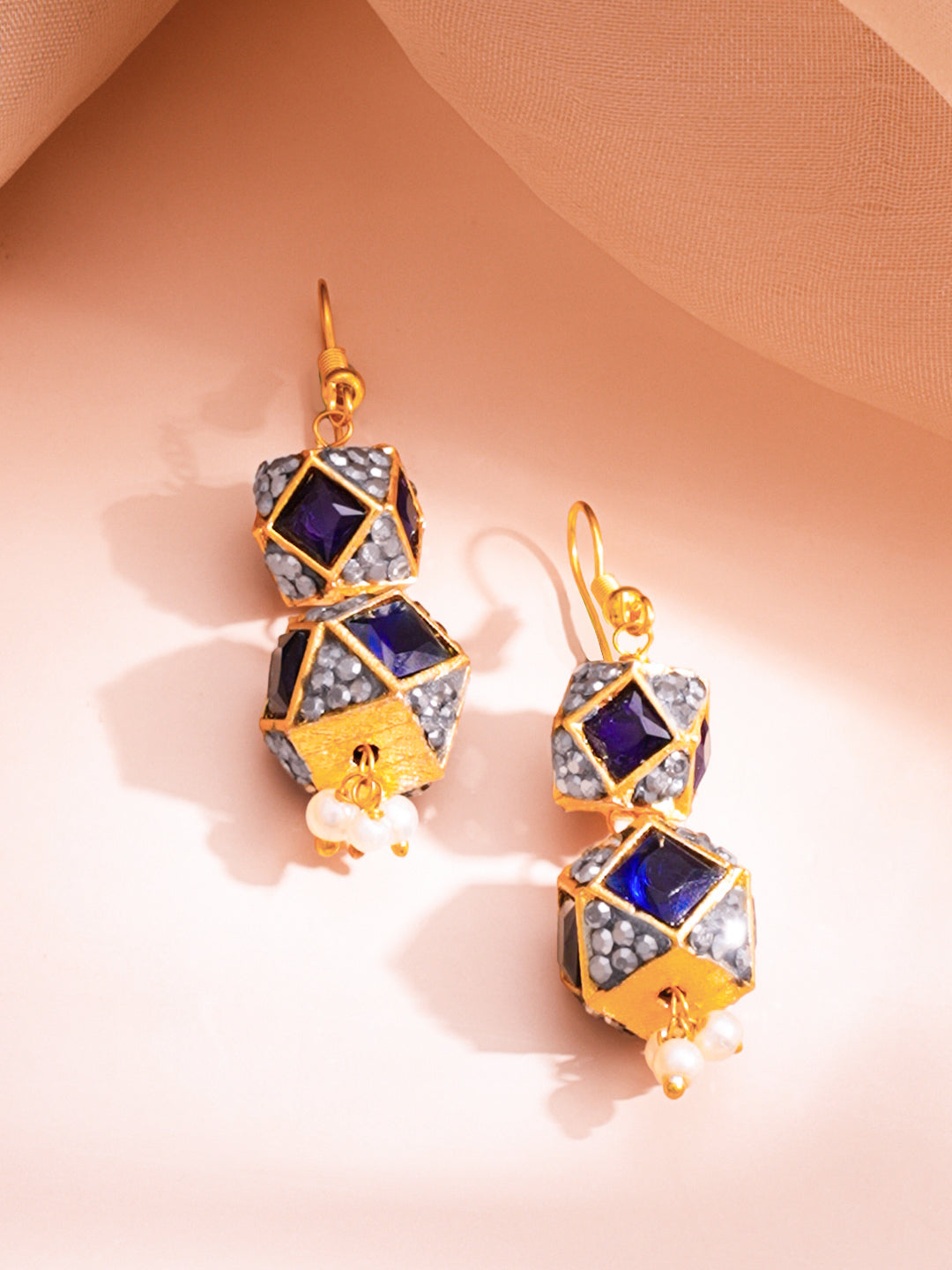Midnight Blue Luxe Charm Necklace