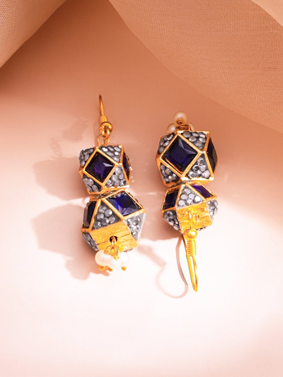 Midnight Blue Luxe Charm Necklace