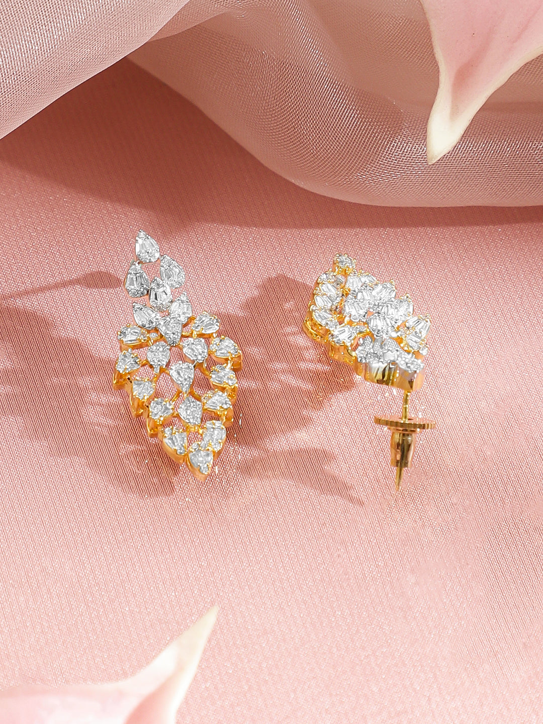 Celestial Sparkle CZ Cascade Necklace Set