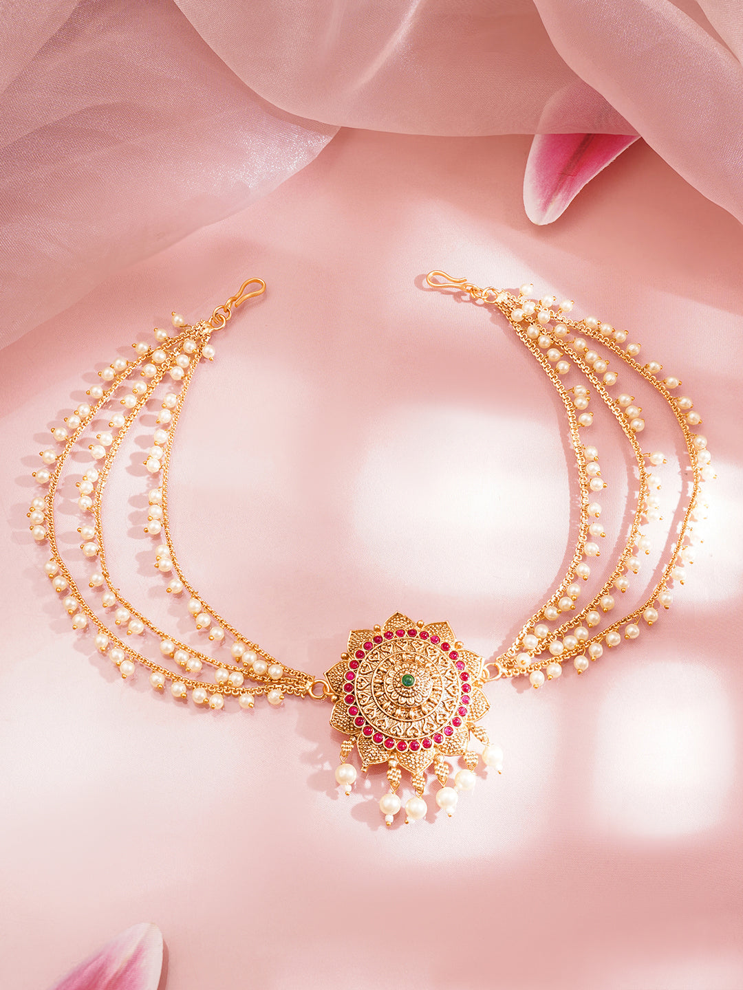 Pearl Multi Chain Hair Accessory