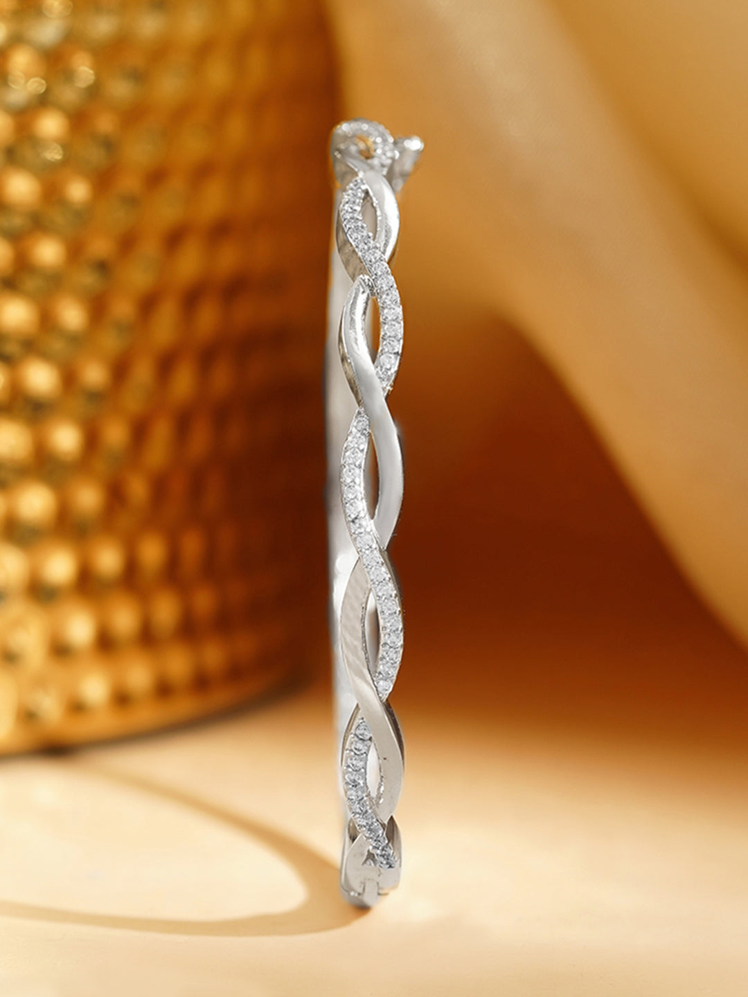 Infinity Twisted Sparkle Bracelet