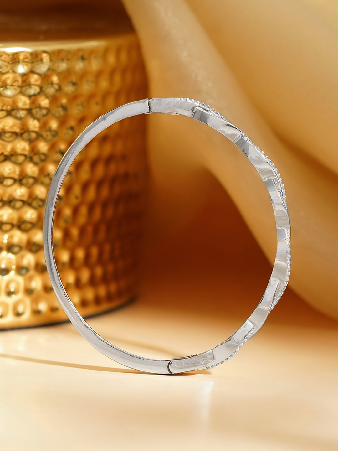 Infinity Twisted Sparkle Bracelet