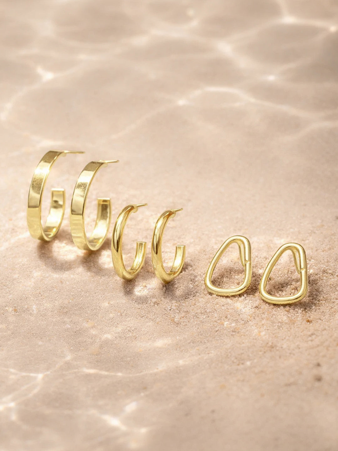 Everyday Glow Trio Hoop Earrings
