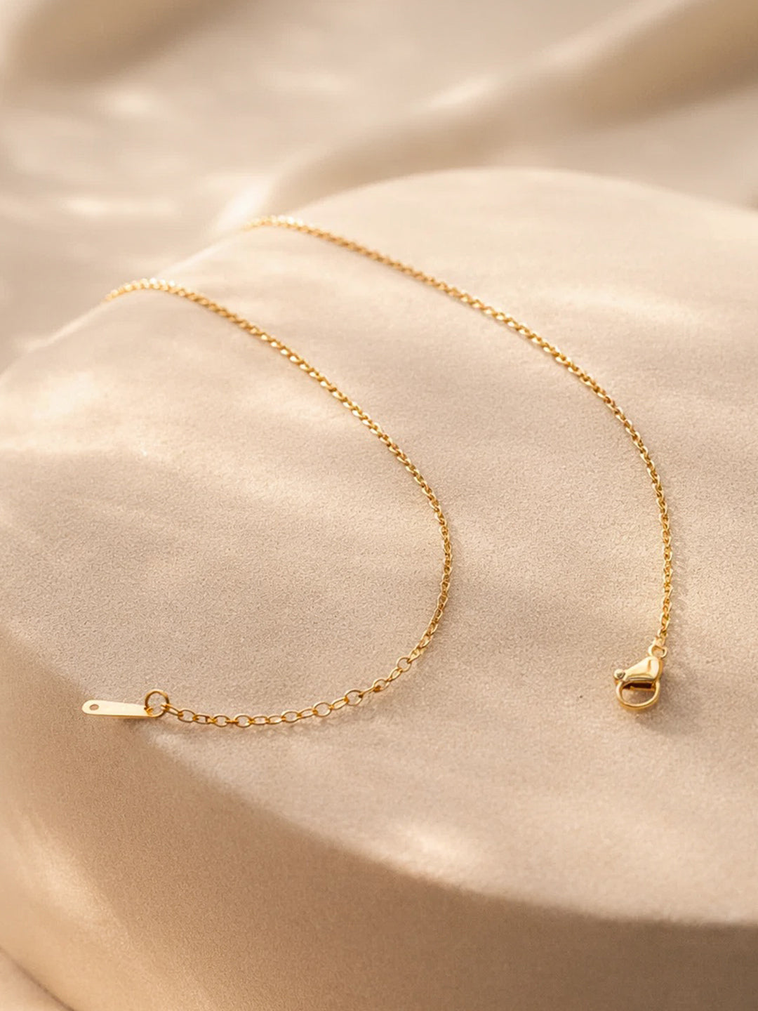 Demi Fine 18K Gold Plated Stainless steel Heart Pendant Chunky Chain Necklace