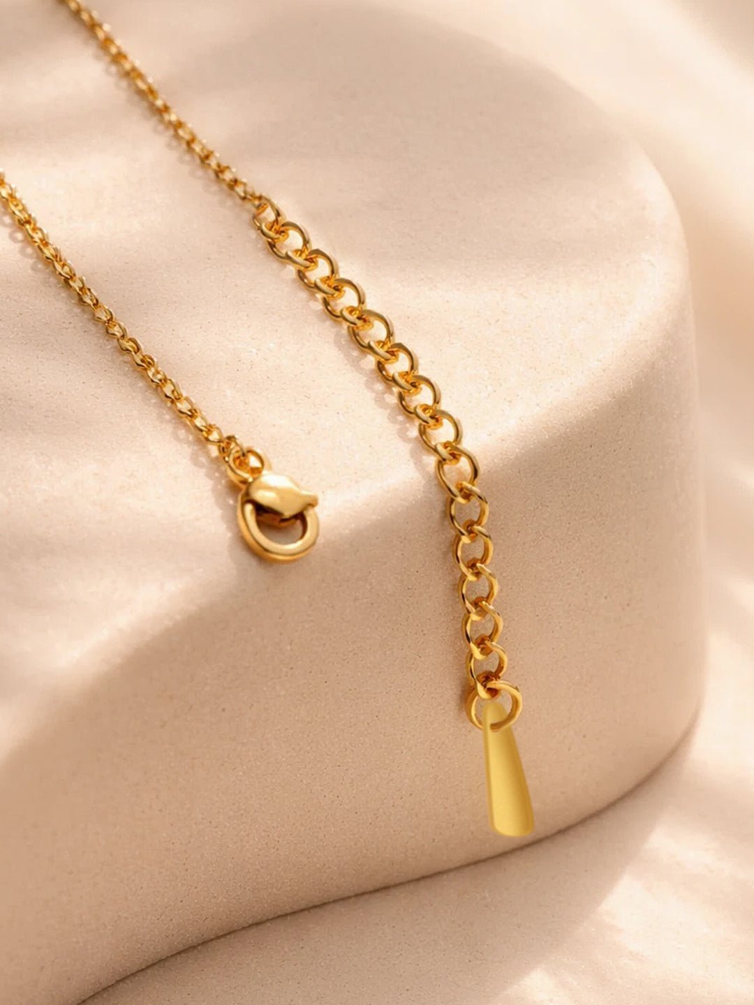 Demi Fine 18K Gold Plated Stainless steel Signature K Pendant Necklace