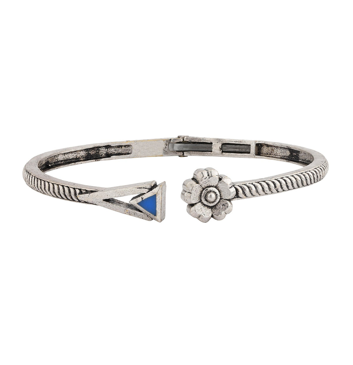 Boho Tribe Blossom Oxidised Bangle