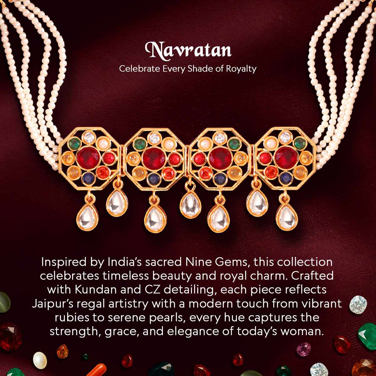 Navratan Liquid Radiance Hinge Bangles
