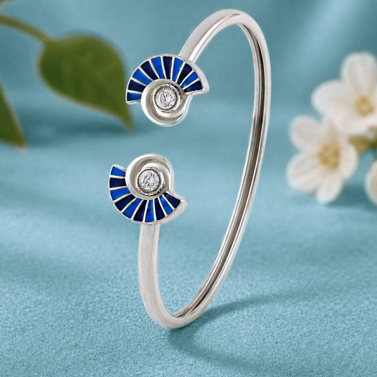 Fractals In Nature Fracta Swirl Bangle Bracelet