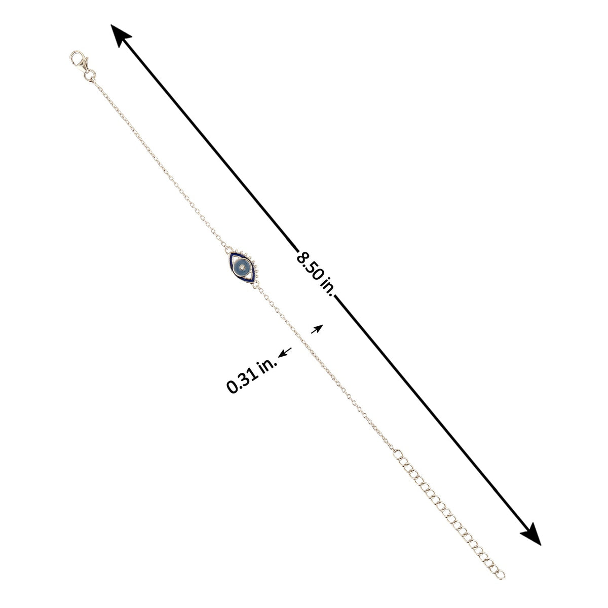 Sacred Symbols Blue Eye Bracelet