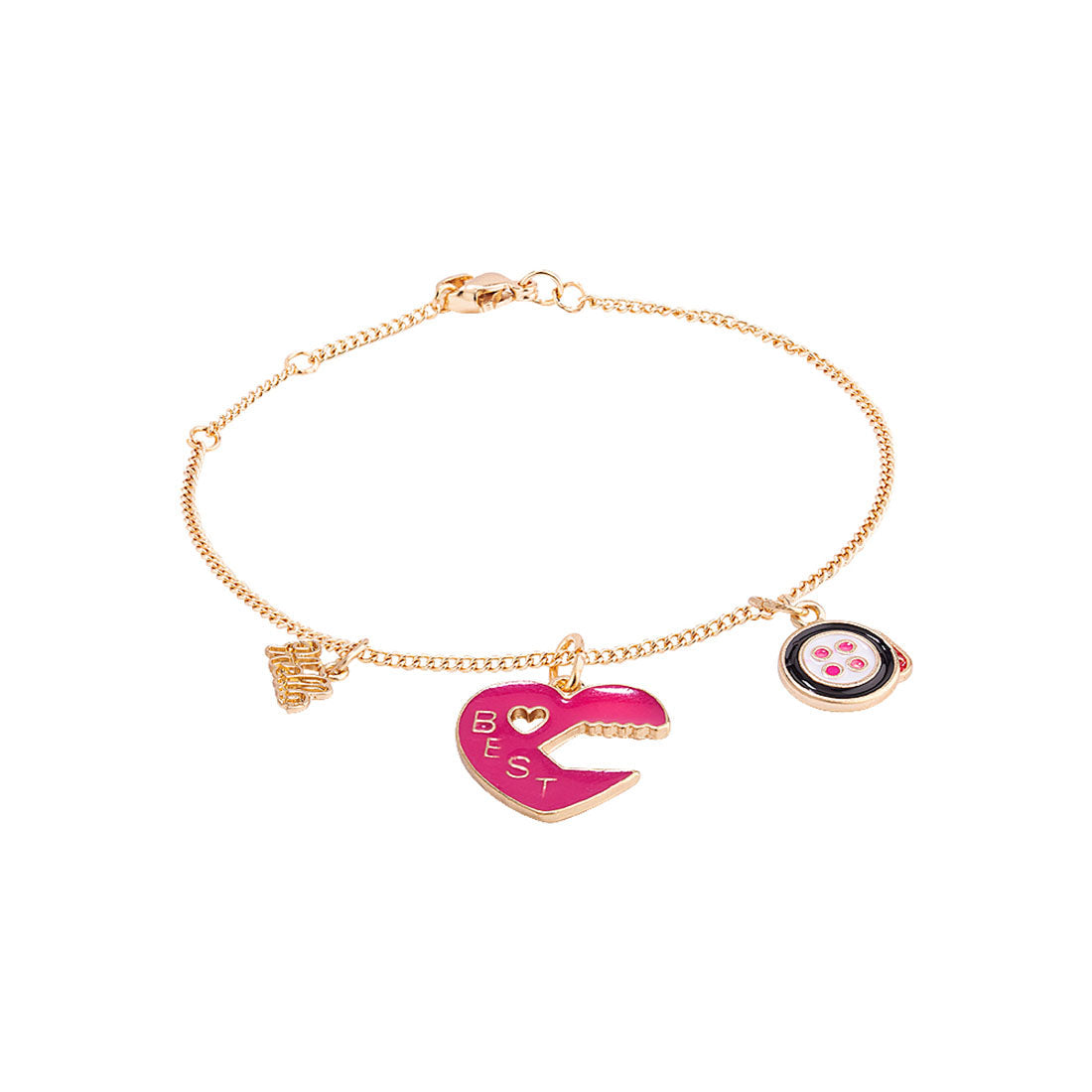 Teens Interchangeable Gold Plated Bracelet