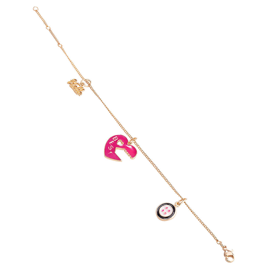 Teens Interchangeable Gold Plated Bracelet