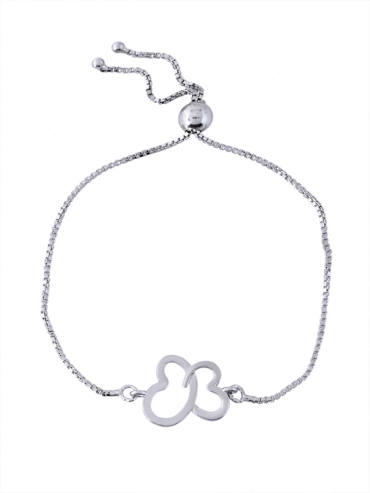 Tropical Wildlife Wings Of Butterfly  Sterling Silver Bracelet