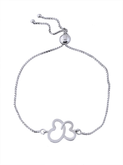 Tropical Wildlife Wings Of Butterfly  Sterling Silver Bracelet