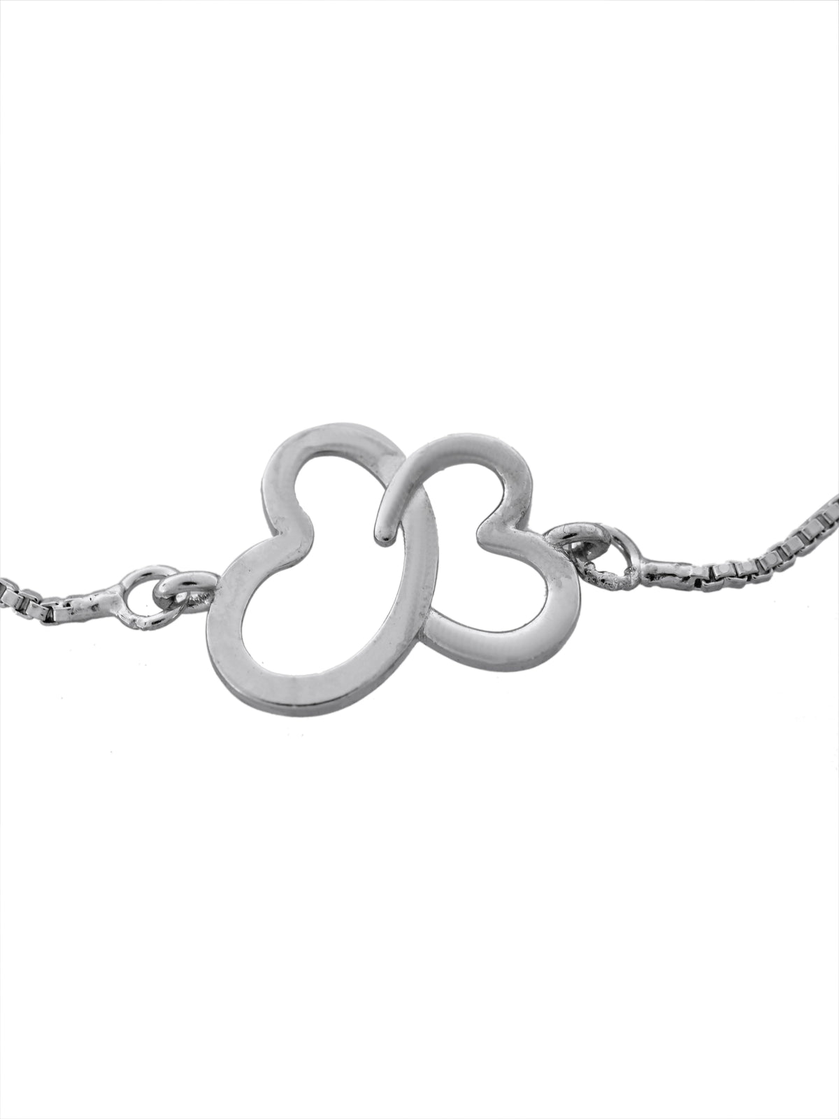 Tropical Wildlife Wings Of Butterfly  Sterling Silver Bracelet