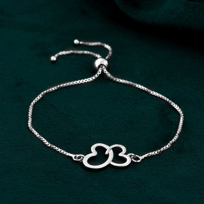 Tropical Wildlife Wings Of Butterfly  Sterling Silver Bracelet