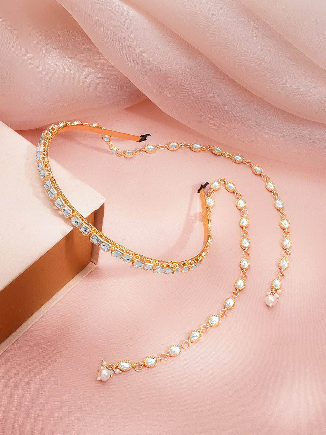 Royal Kundan Glow Hairband Accessory