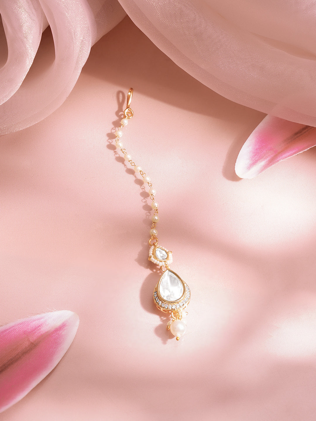 Wedding Shine Kundan Maangtikka Charm