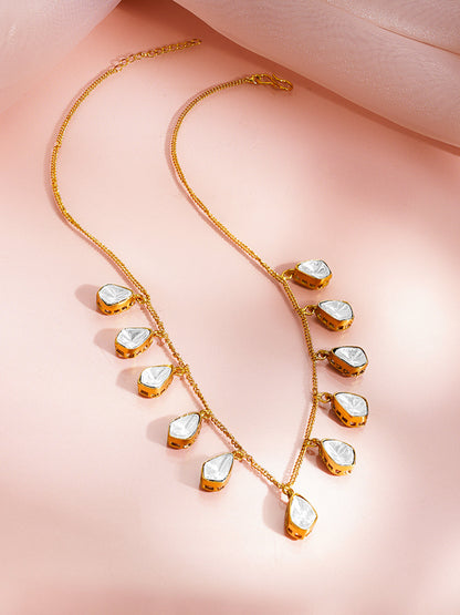 Dainty Drop Glow Charm Necklace