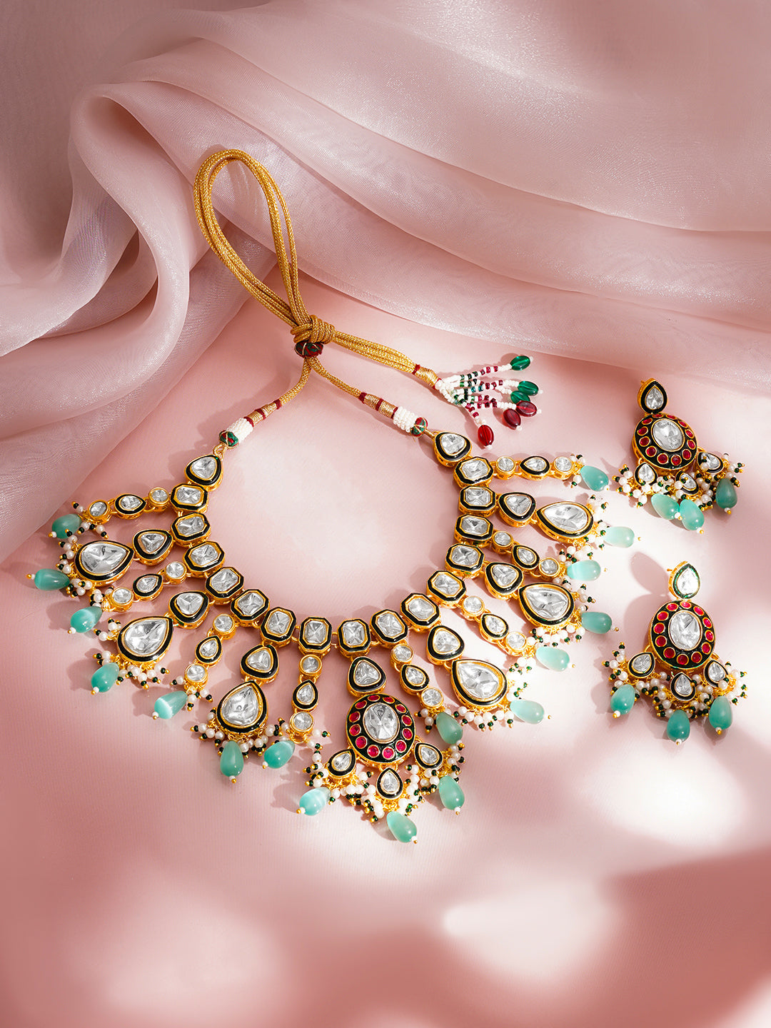 Bridal Glow Kundan Statement Necklace Set