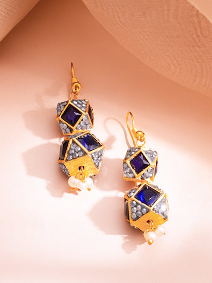 Midnight Blue Luxe Charm Necklace