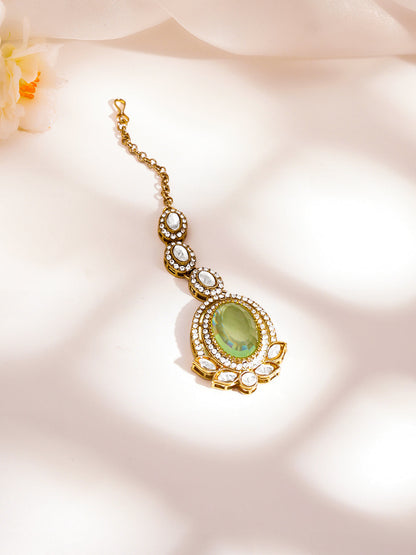 Regal Multicolor Kundan Statement Necklace Set