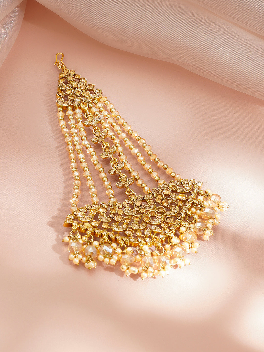 Golden Heirloom Pearl Drape Jewellery Set