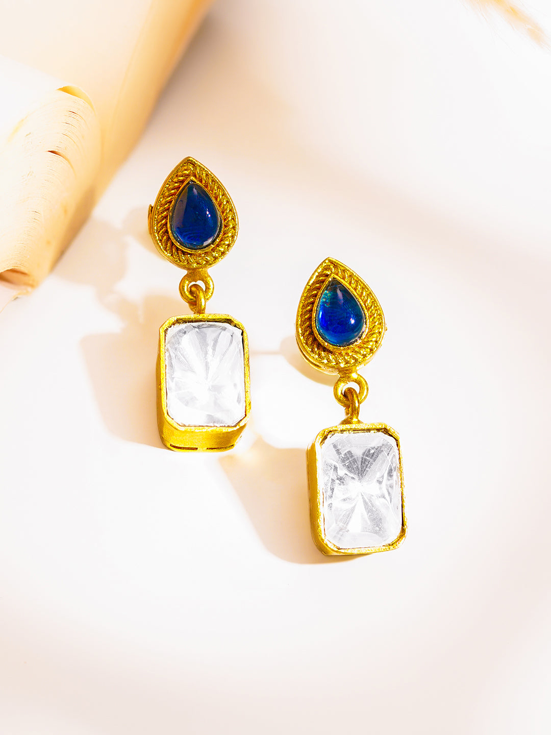 Antique Gold Bird Motif Pendant Set