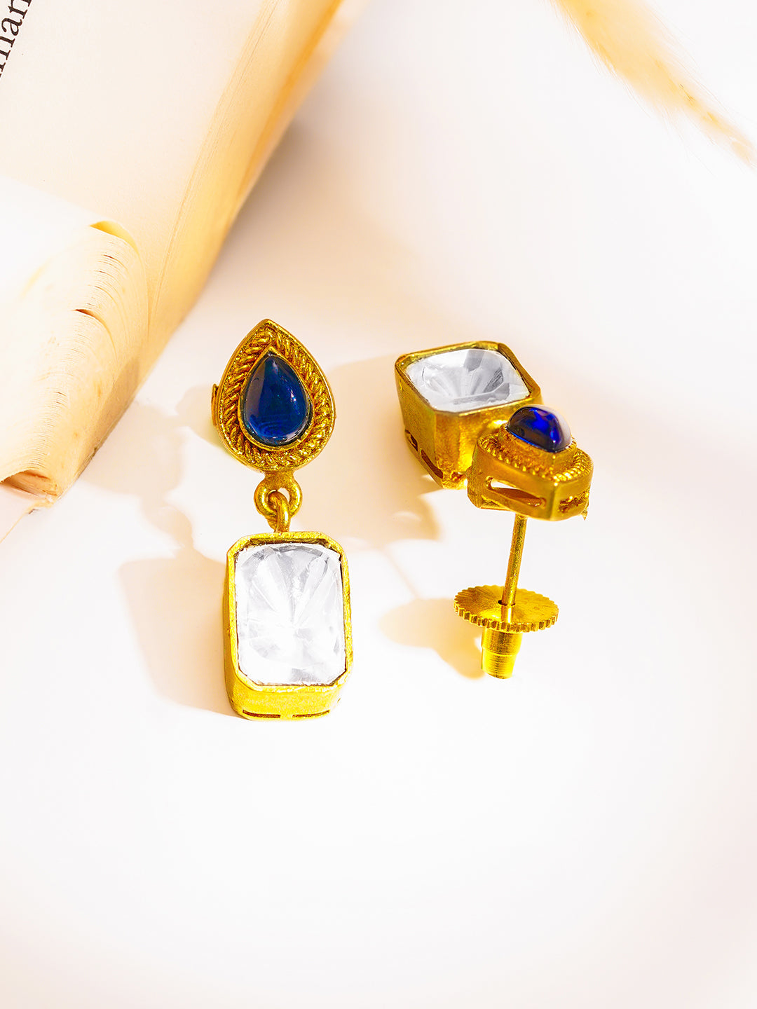 Antique Gold Bird Motif Pendant Set