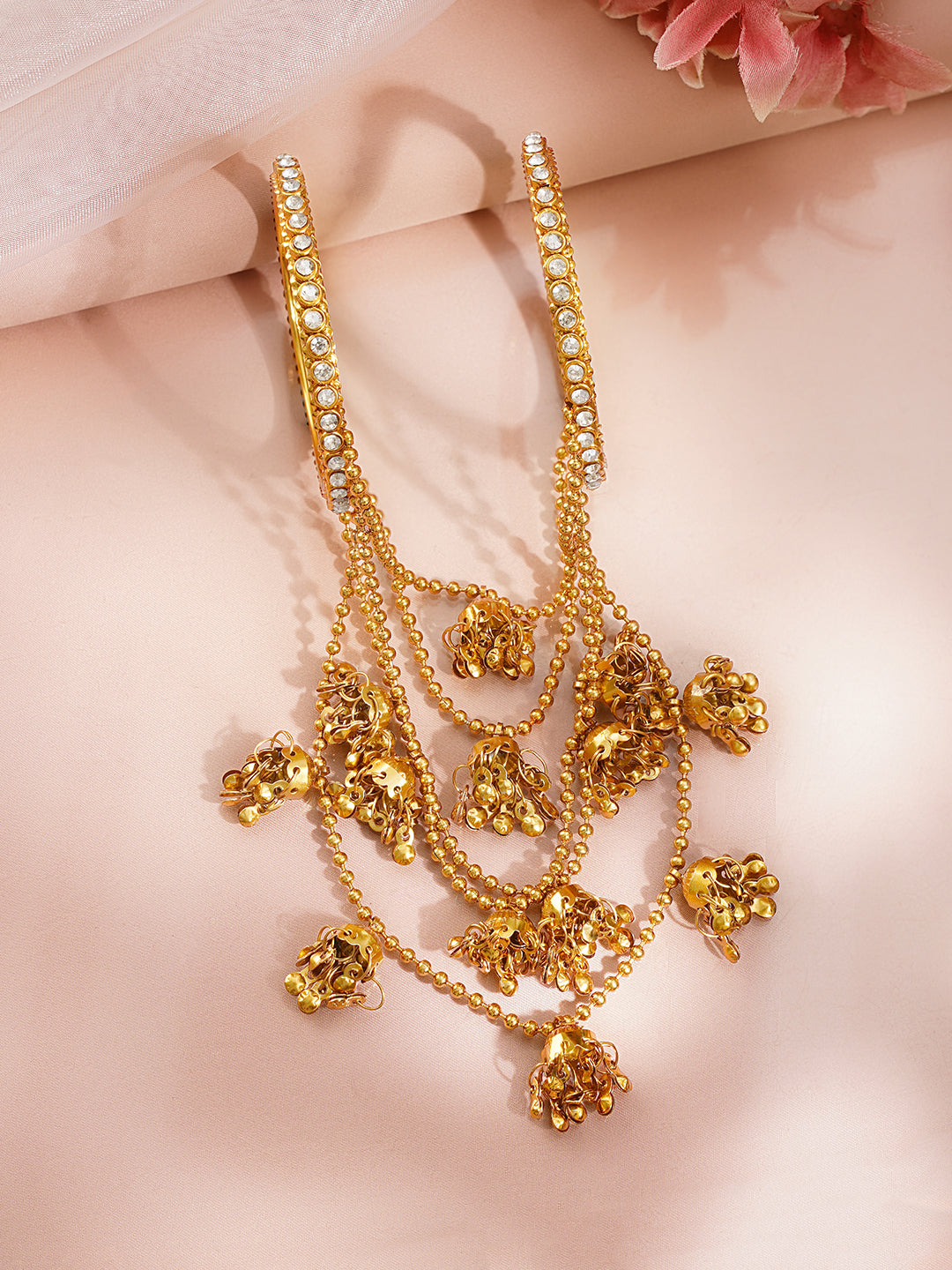Golden Ghungroo Celebration Bangle Set