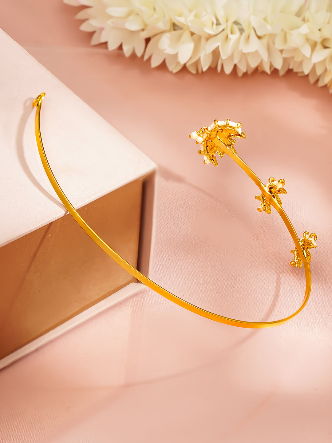 Gold-Plated Kundan Bridal Maang Tikka