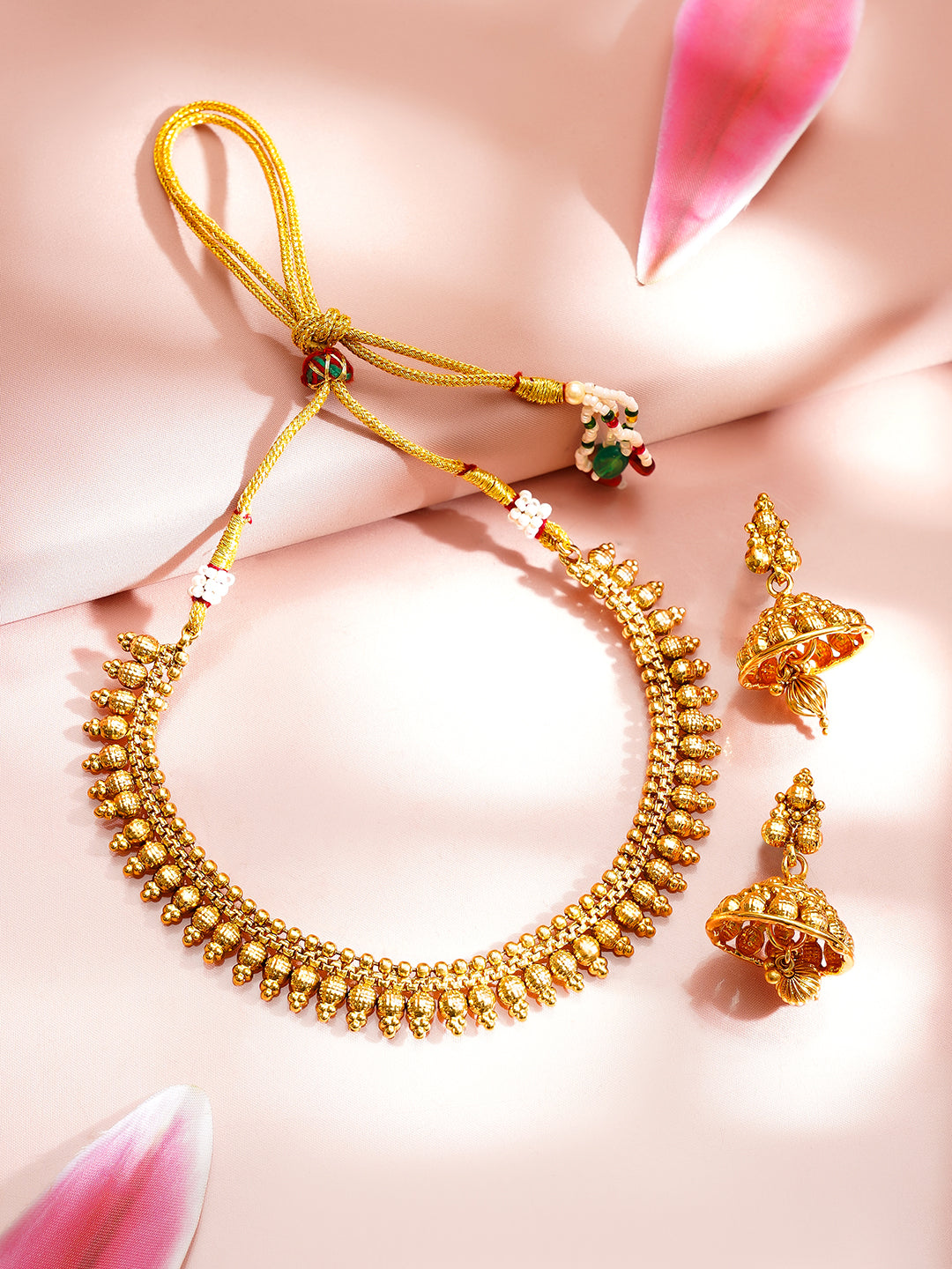 Gold Plated Traditional Necklace Set
