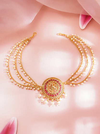 Temple Pearl Chain Hair Accessory