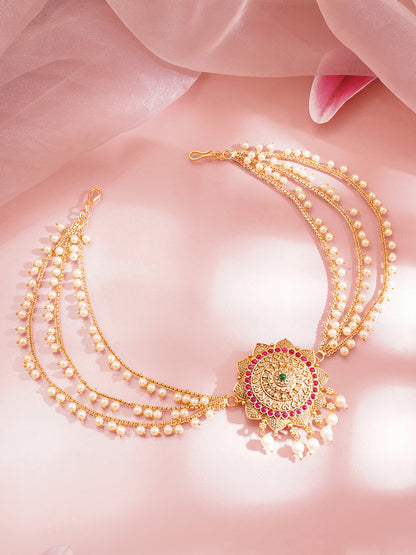 Pearl Multi Chain Hair Accessory