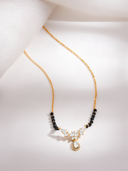 Minimal Grace Mangalsutra Pendant Necklace