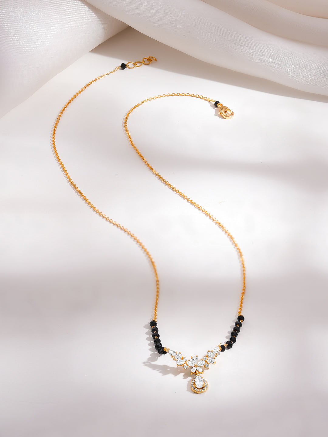 Minimal Grace Mangalsutra Pendant Necklace