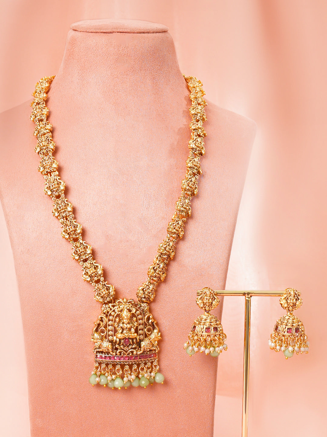 Divine Lakshmi Heritage Long Necklace Set