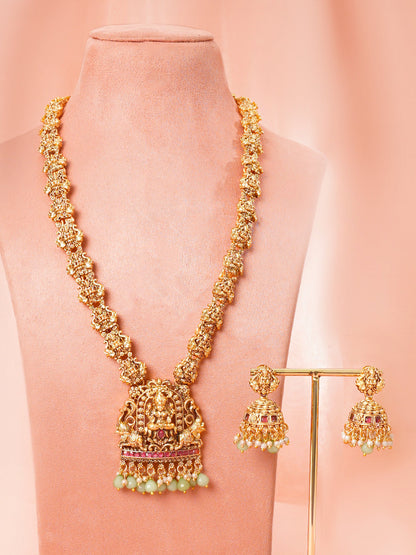 Divine Lakshmi Heritage Long Necklace Set