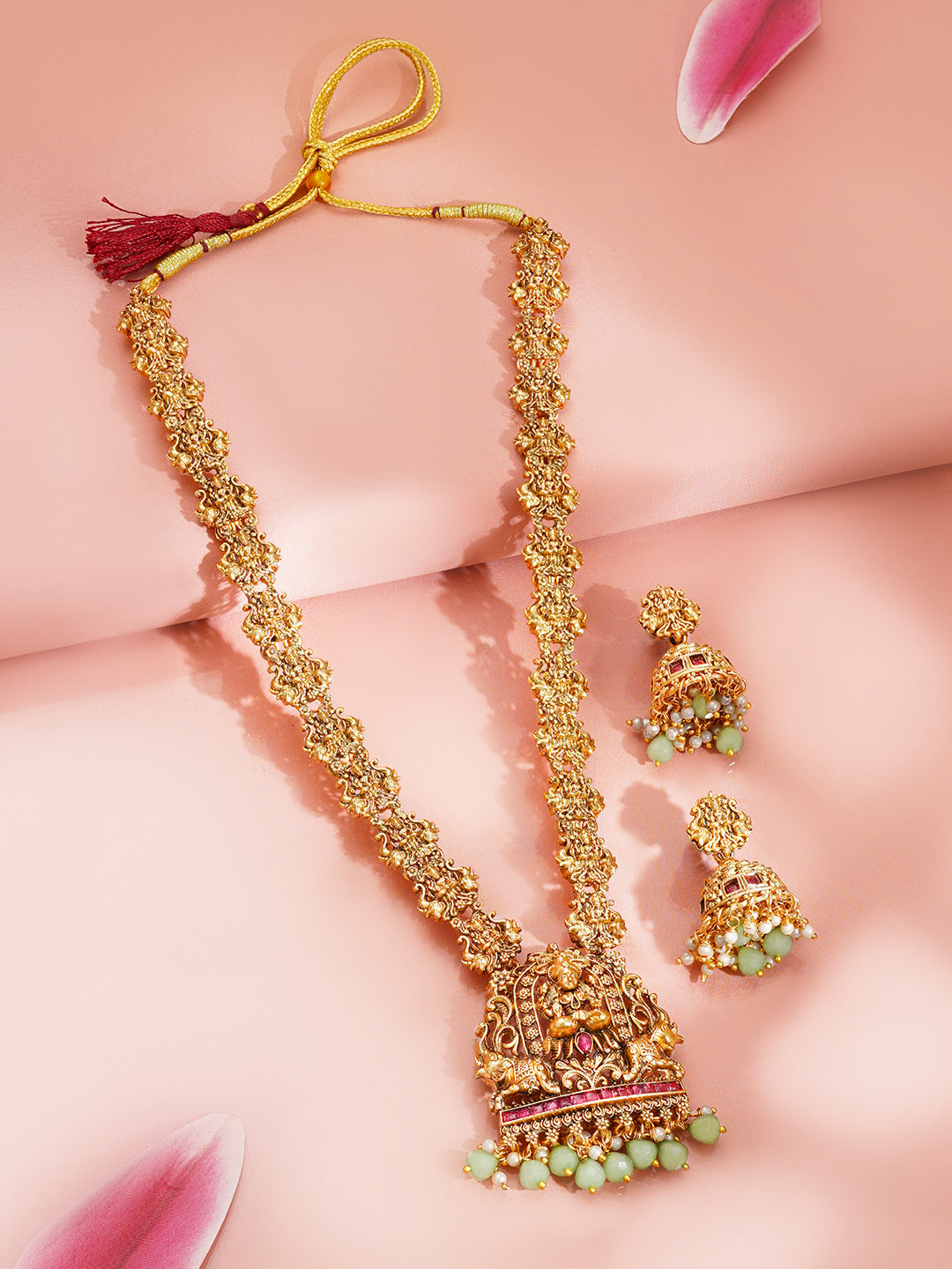 Divine Lakshmi Heritage Long Necklace Set