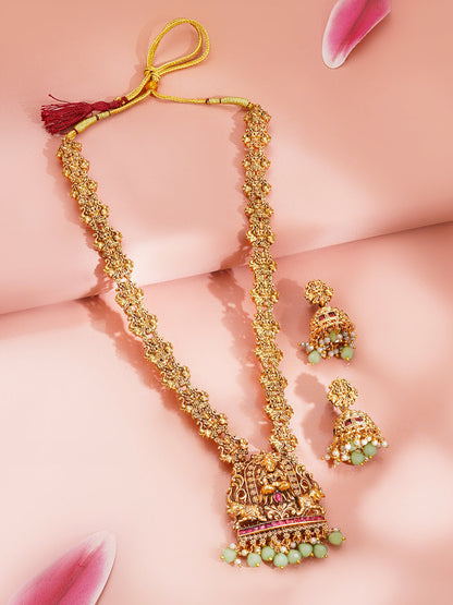 Divine Lakshmi Heritage Long Necklace Set