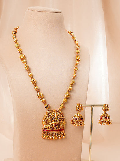 Goddess Bloom Temple Necklace Set