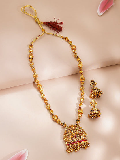 Goddess Bloom Temple Necklace Set