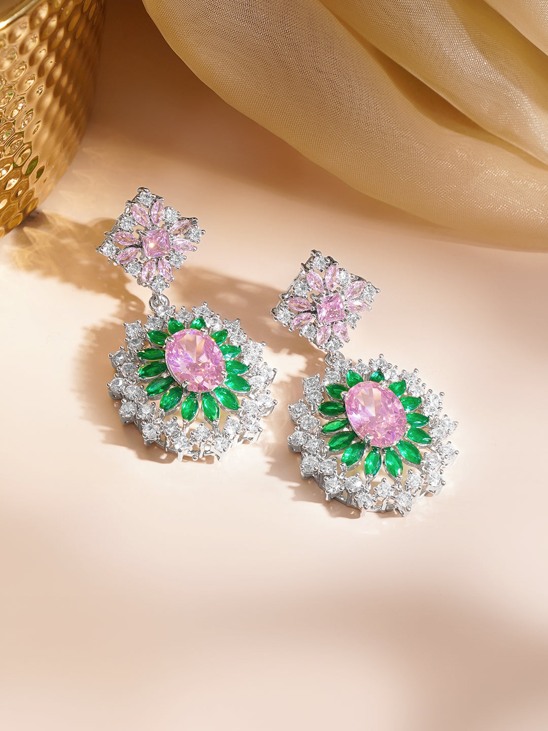 Blossom Spark Statement Earrings