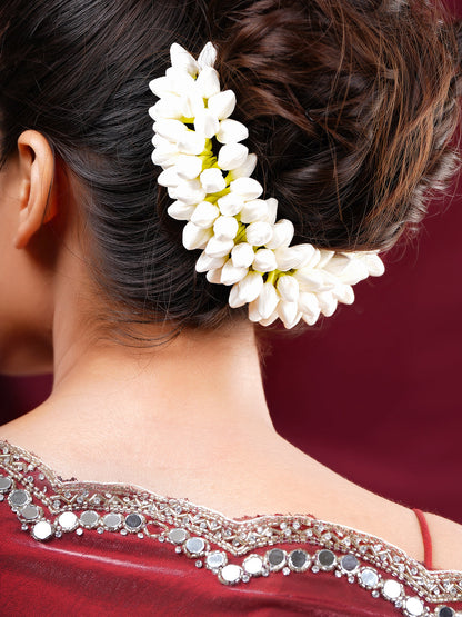 Fresh Bloom Bridal Bun Accessory