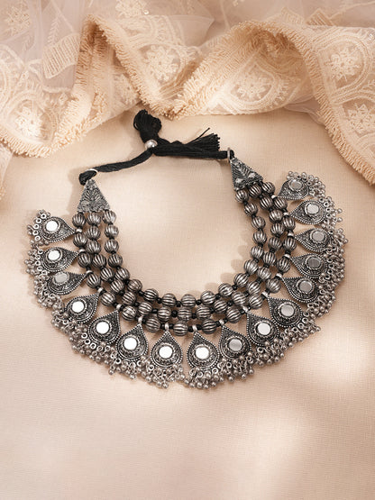 Antique Gold Layered Statement Necklace