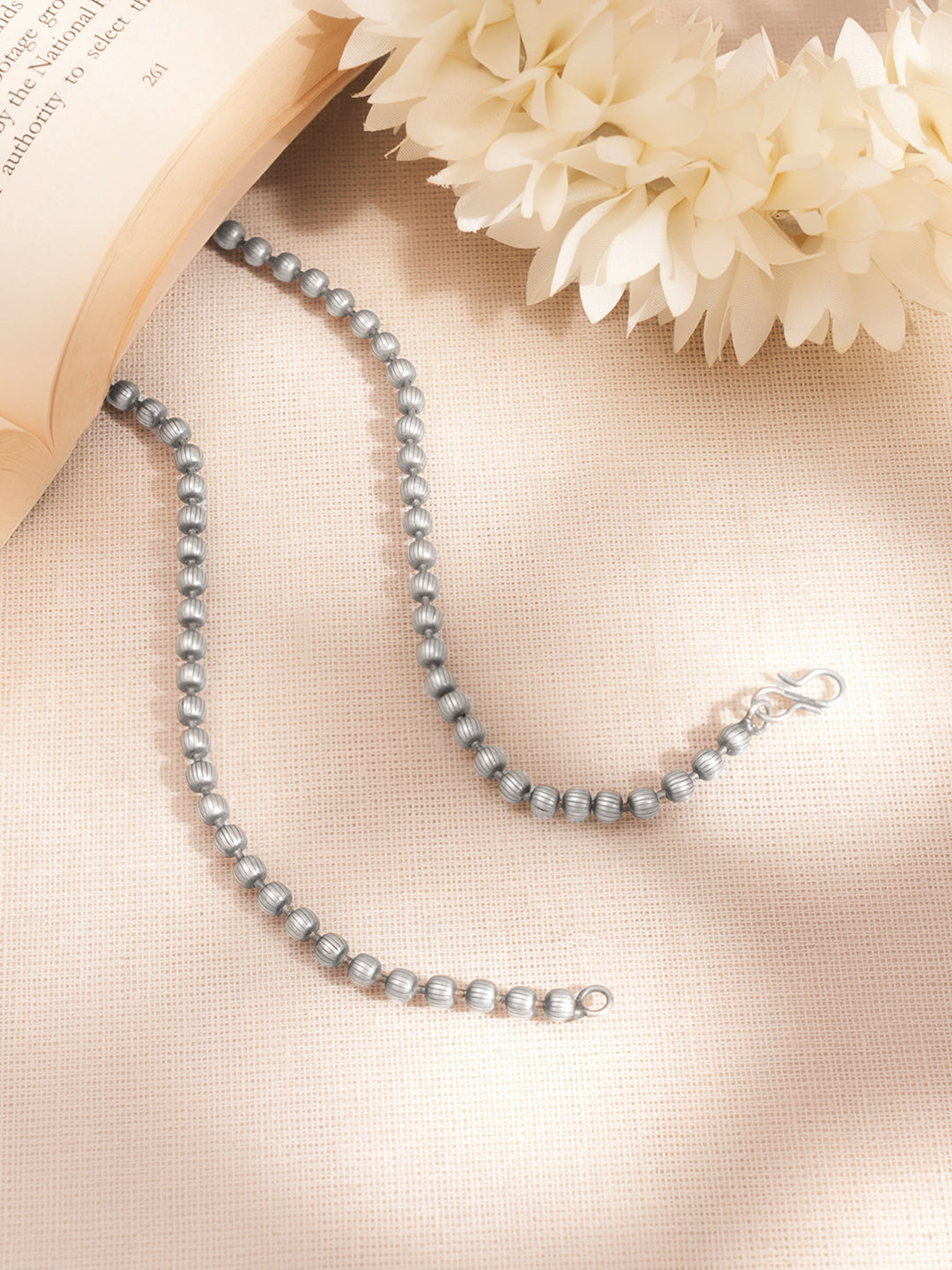 Heritage Lotus Pendant Long Necklace
