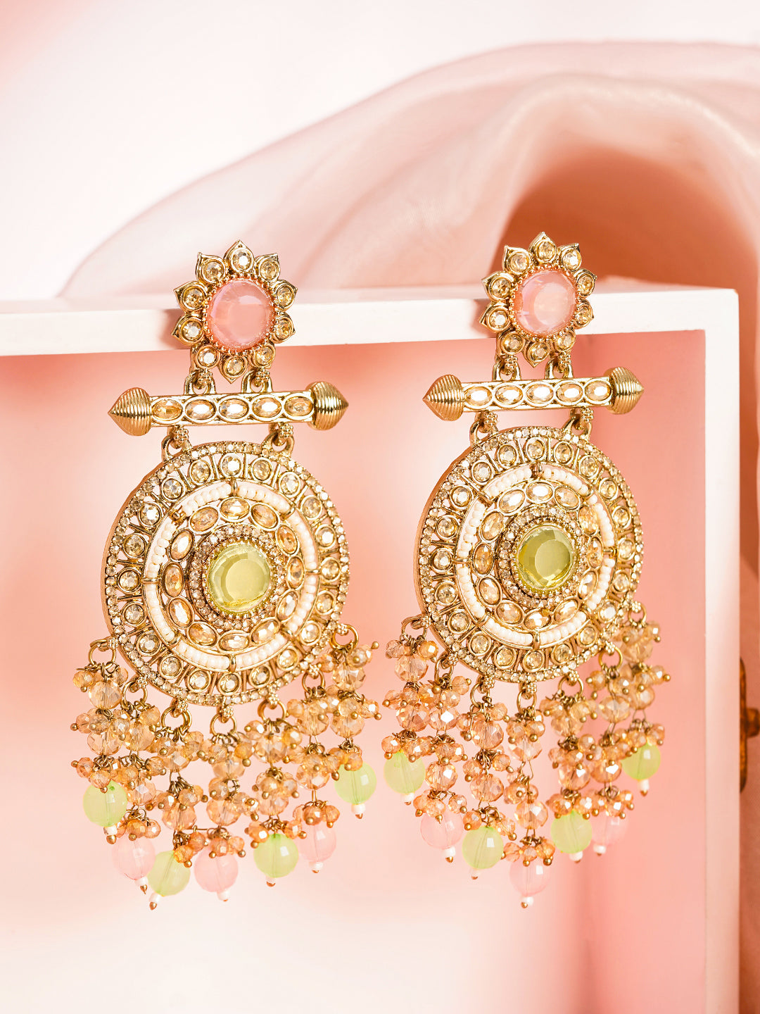 Pastel Glow Chandelier Dream Earrings