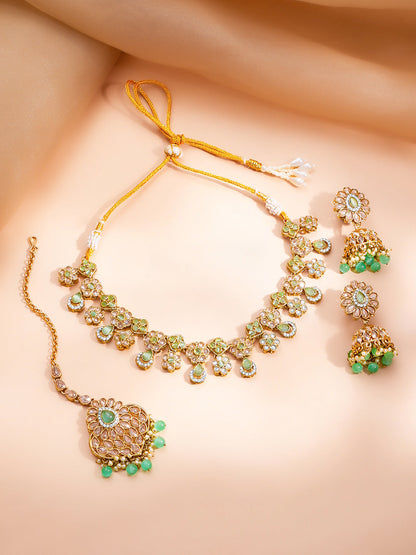 Pastel Noor Kundan Necklace Set