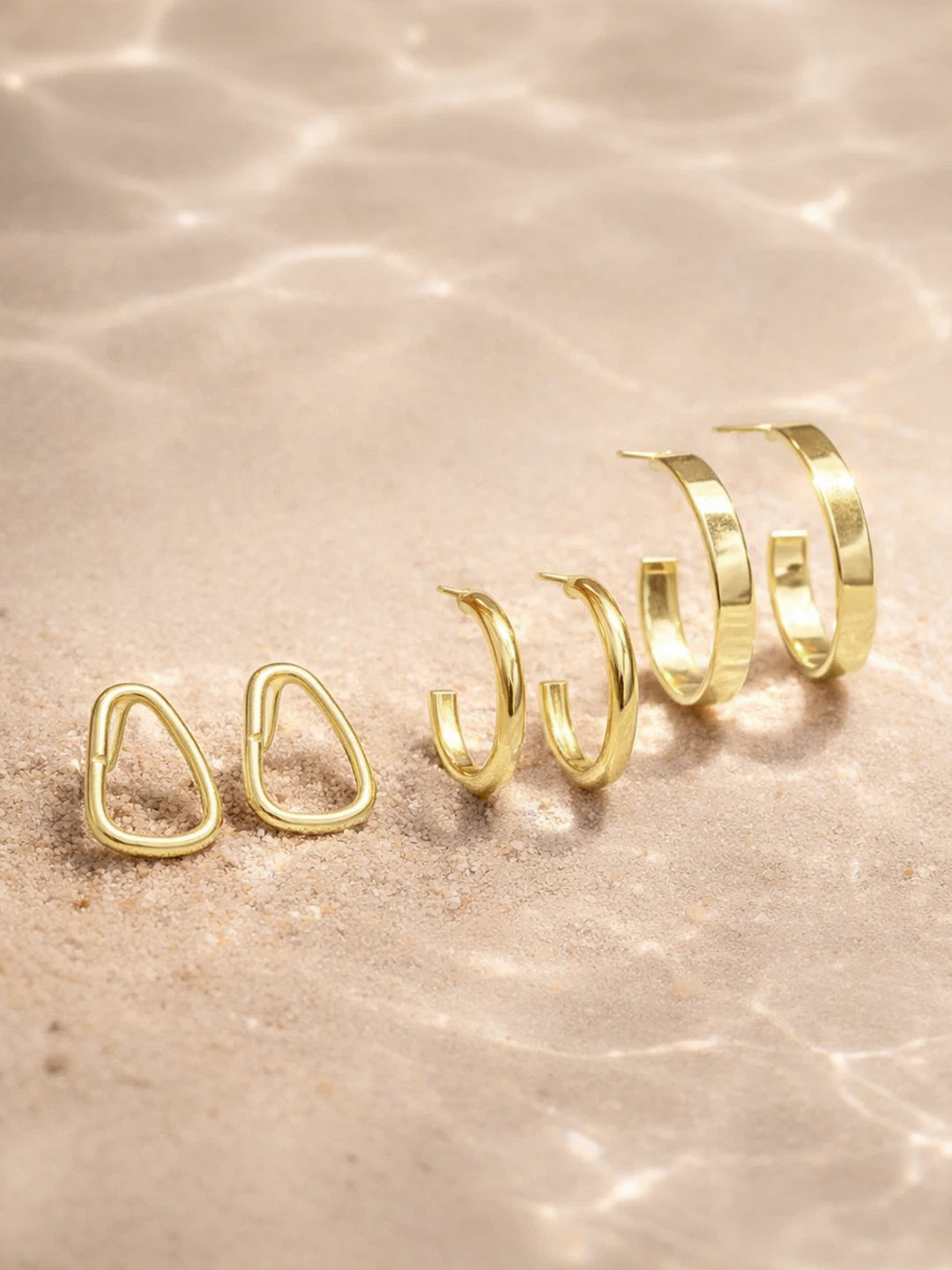 Everyday Glow Trio Hoop Earrings